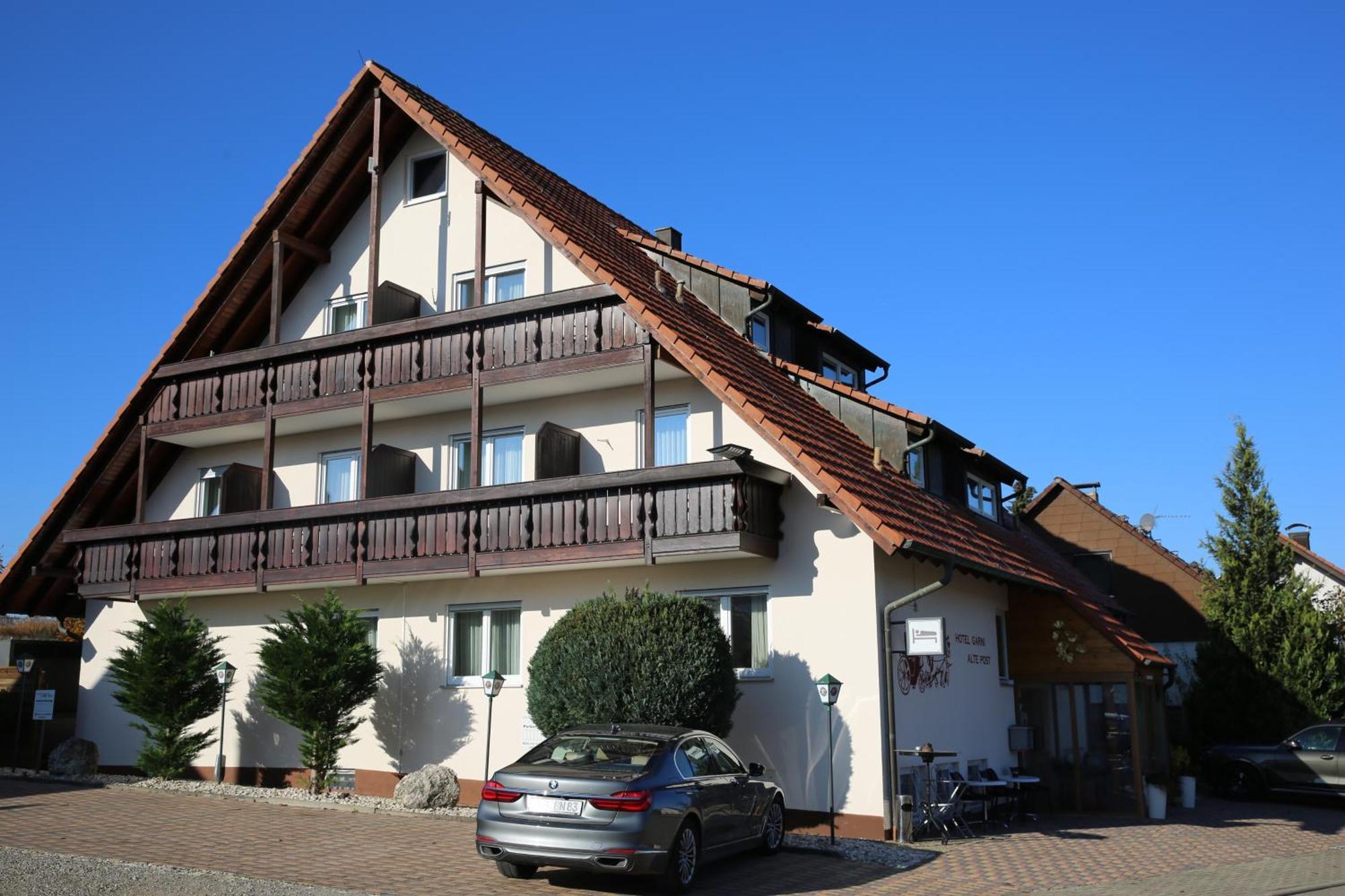 Hotel Garni Alte Post Schallbach Exteriör bild